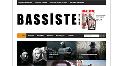 Desktop Screenshot of bassistemagazine.com