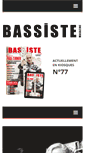 Mobile Screenshot of bassistemagazine.com